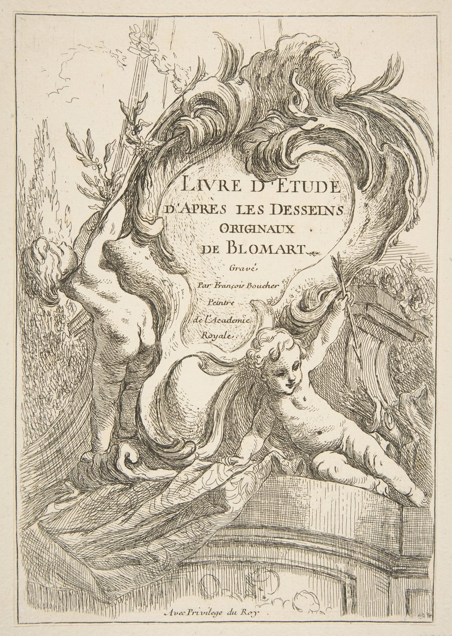 Tittelside, 1753. av François Boucher