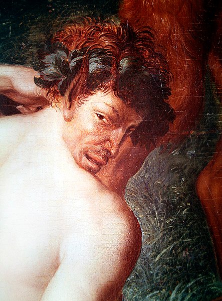 Head of a Satyr, fra Diana Bathing av François Clouet
