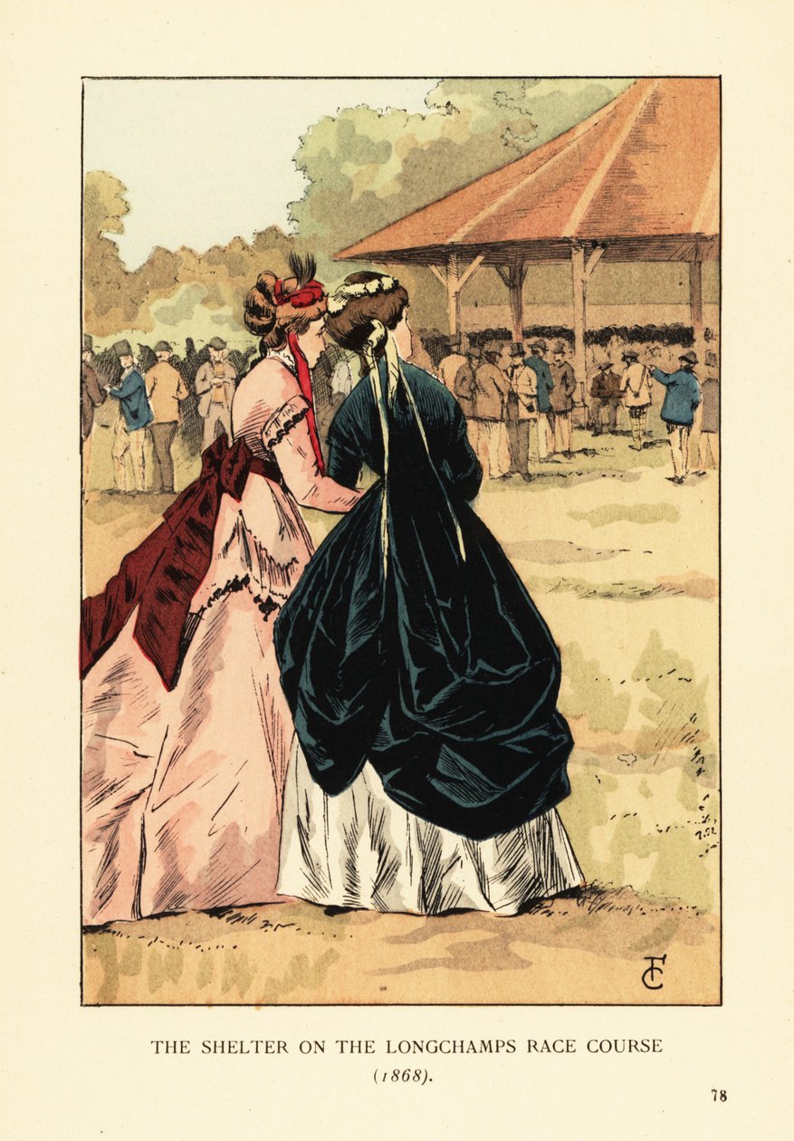 Tilfluktsstedet på Longchamps Race Course av François Courboin