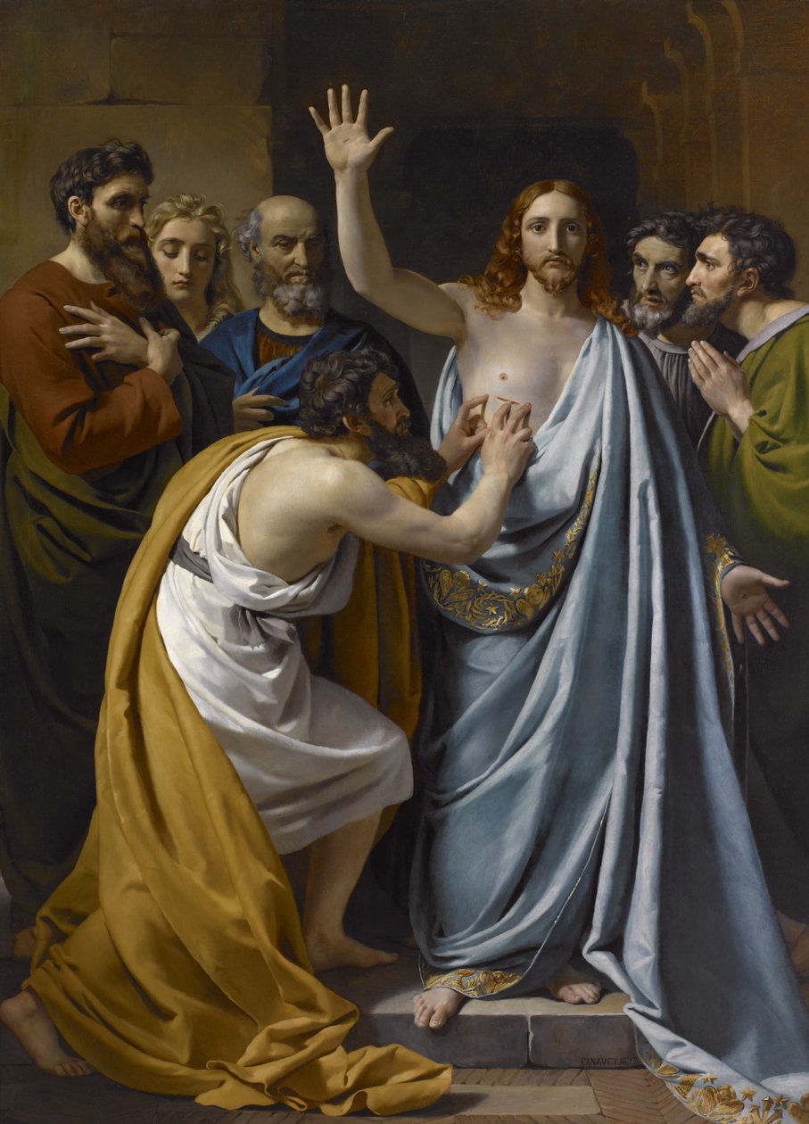 The Incredulity of St. Thomas, 1823 av François Joseph Navez
