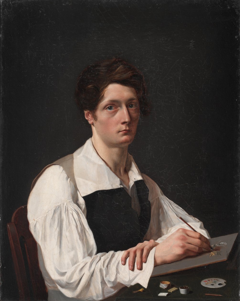 Selvportrett, 1824 av François LePage