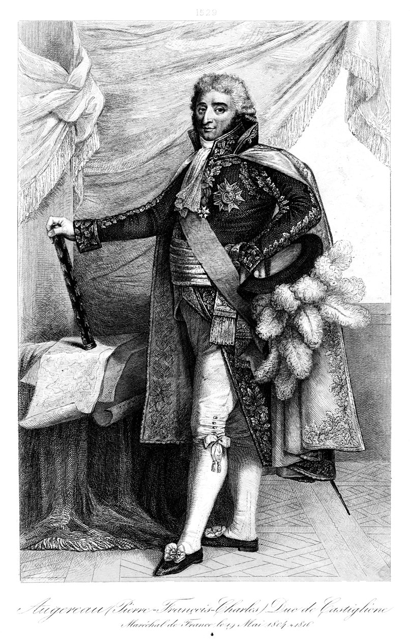 Pierre Augereau 1757-1816, hertug av Castiglione, 1839. av François Pigeot
