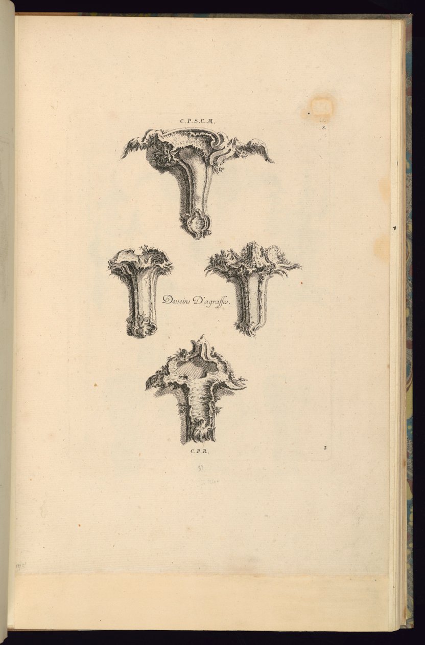 Stiftedesign av François de Cuvilliés the Elder