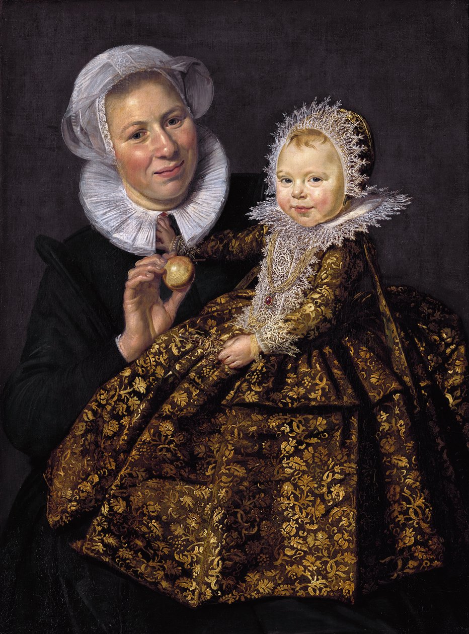 Sykepleieren med barnet av Frans Hals