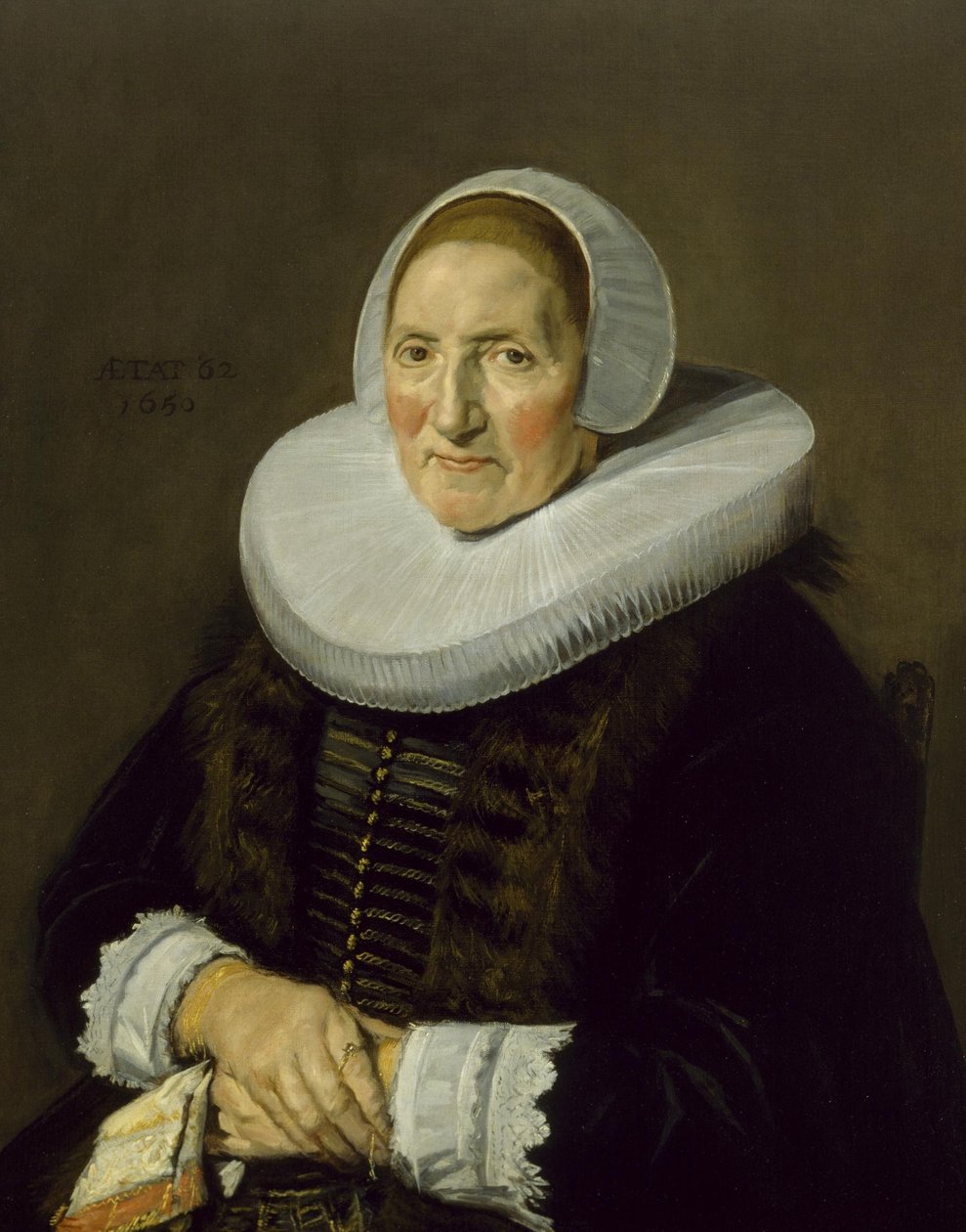 Portrett av en eldre kvinne av Frans Hals