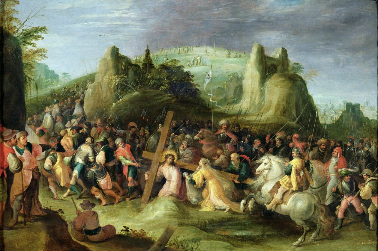 Kristus på veien til Golgata av Frans II Francken the Younger