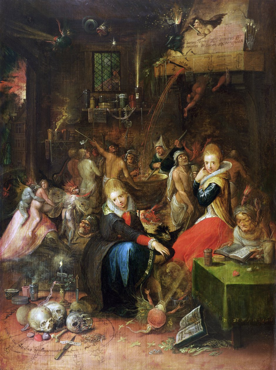 Heksenes sabbat, 1606 av Frans II Francken the Younger