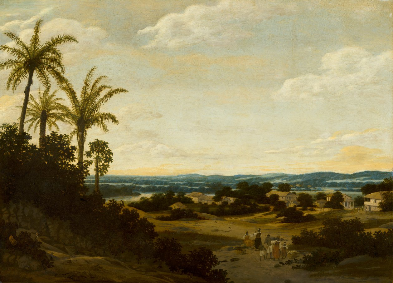 Brasiliansk landskap av Frans Post