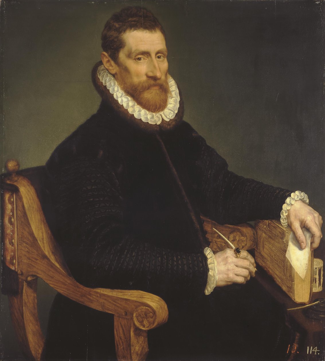 Portrett av en mann av Frans Pourbus the Elder