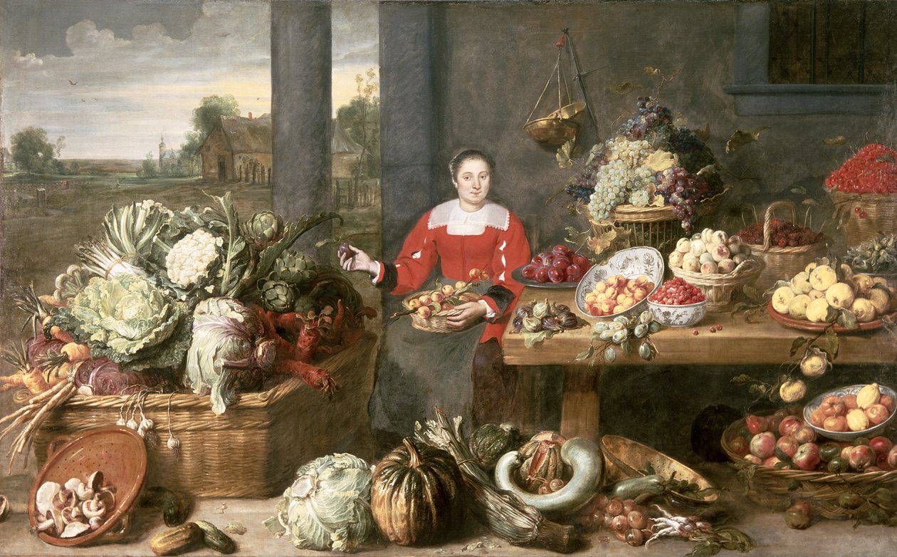 En fruktbod av Frans Snyders or Snijders