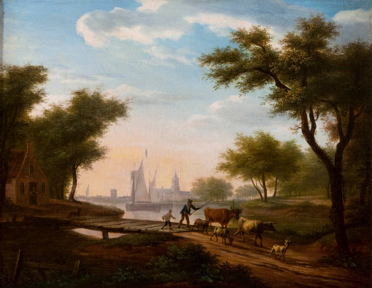 nederlandsk landskap av Frans Swagers