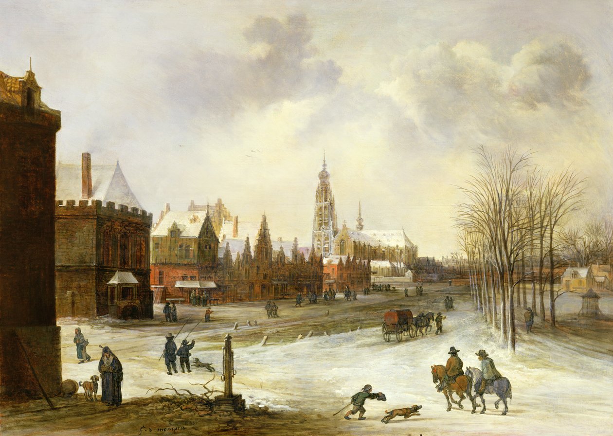 Utsikt over Breda av Frans de Momper