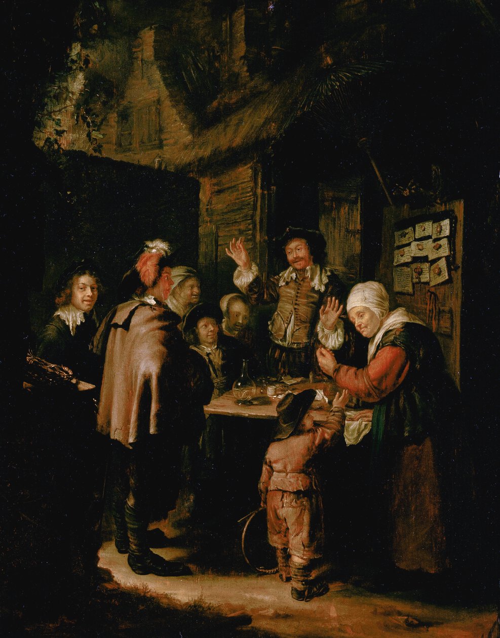 Den nederlandske Charlatan av Frans van Mieris