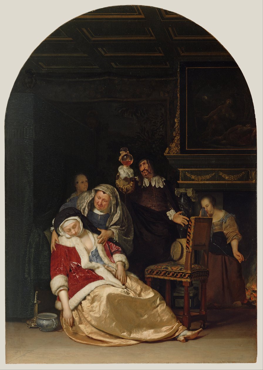 Legene besøker av Frans van Mieris