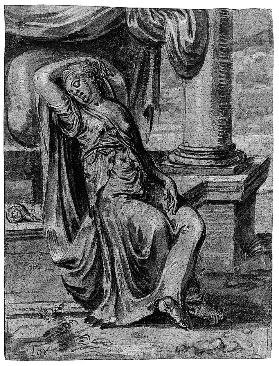 Allegory of Sloth av Frans Floris