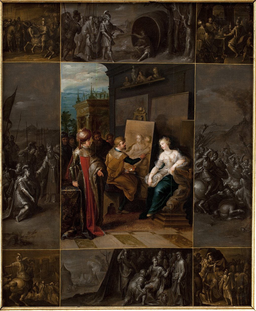 Apelles Painting Campaspe av Frans Francken d.Y.