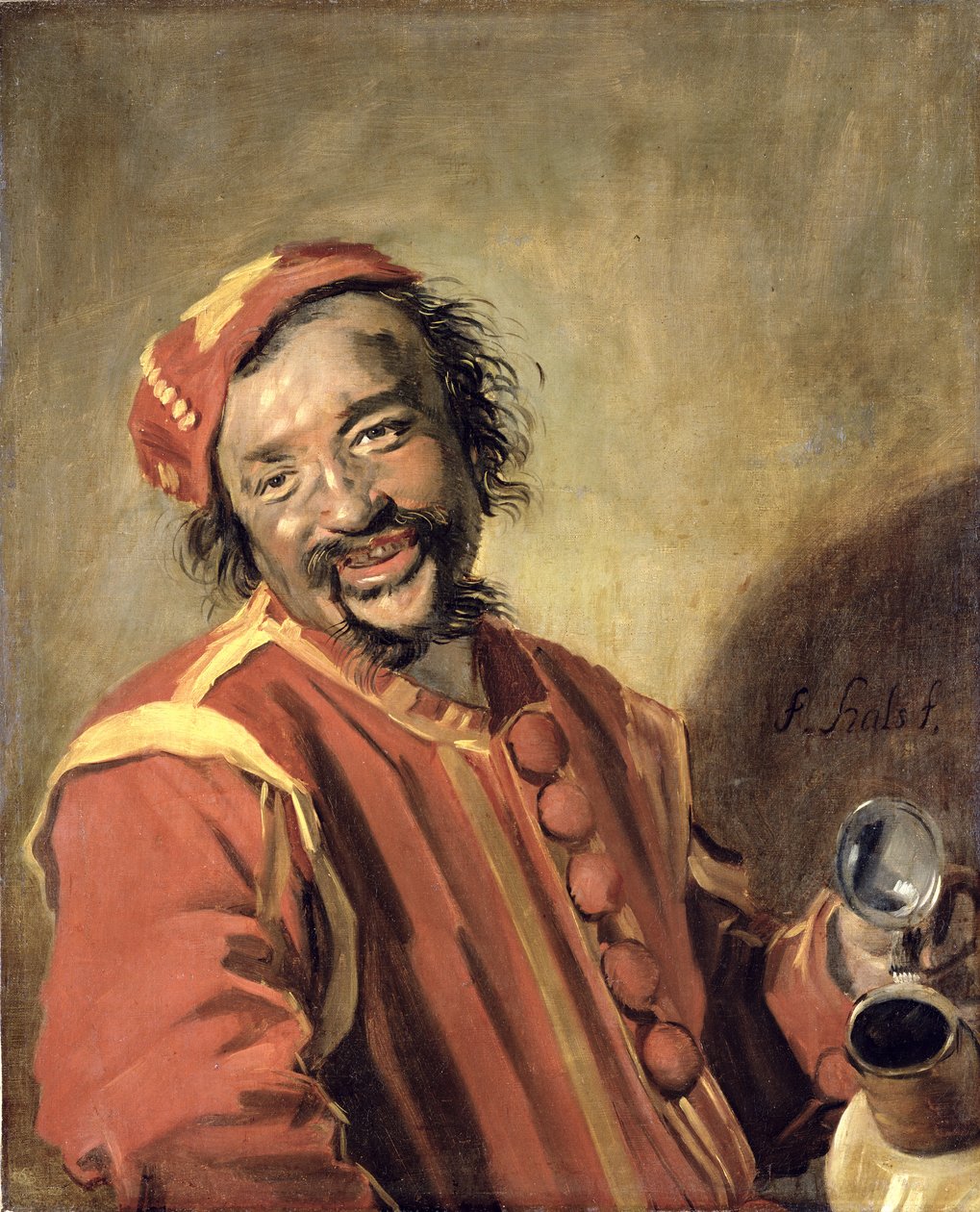 Peeckelhaering (The Jolly Reveller) av Frans Hals