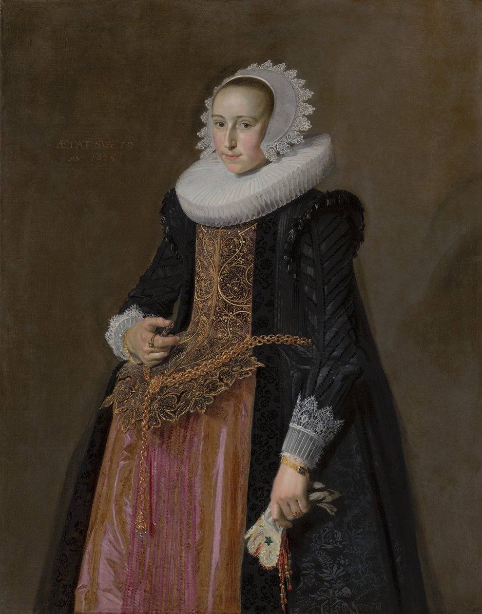 Portrett av Aletta Hanemans, 1625 av Frans Hals