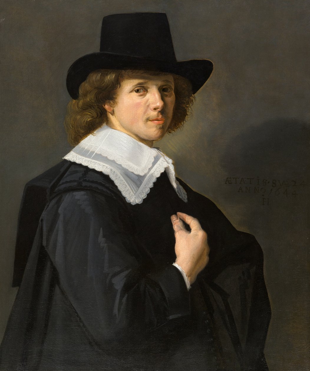 Portrett av en gentleman, 1644 av Frans Hals