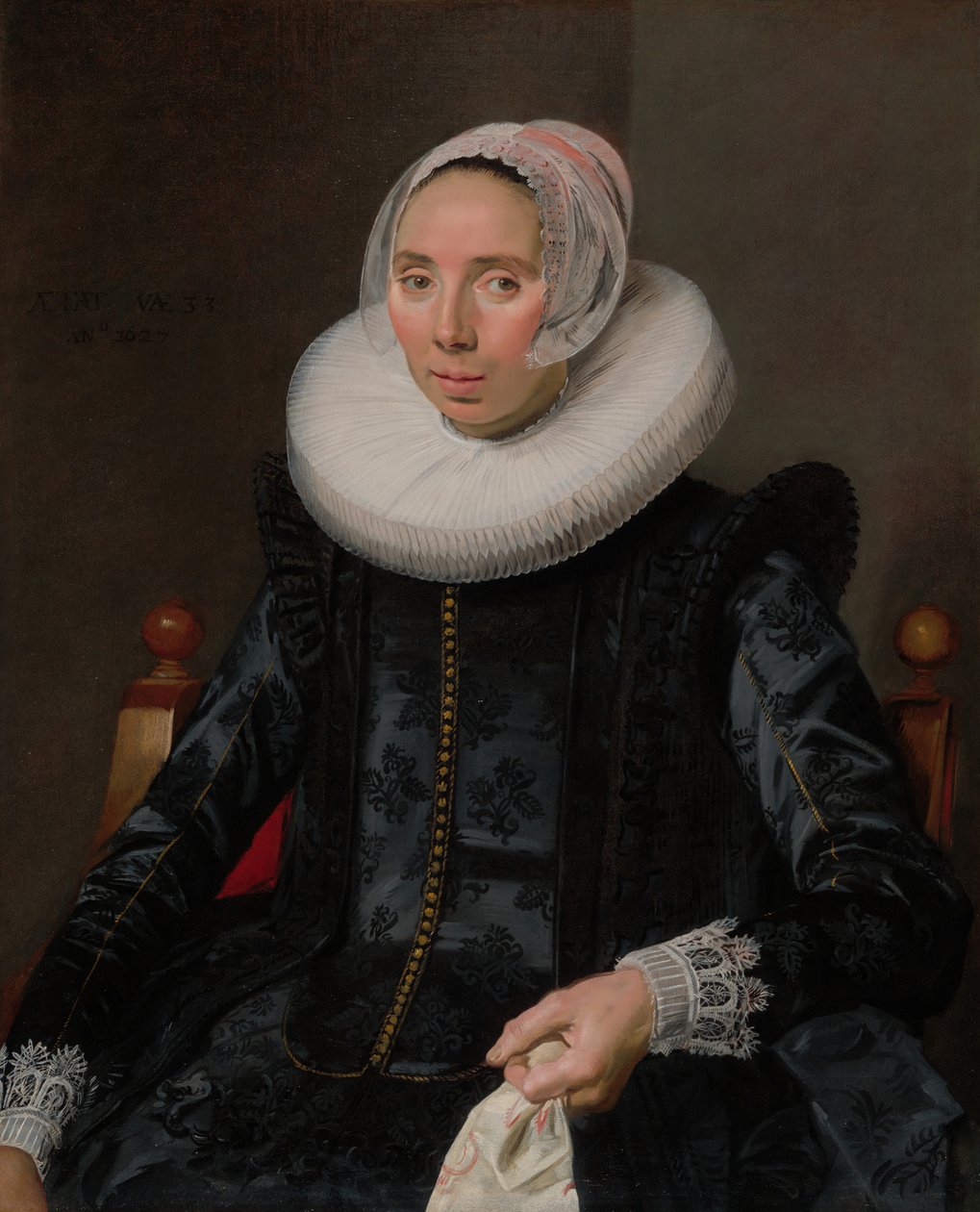 Portrett av en dame, 1627. av Frans Hals