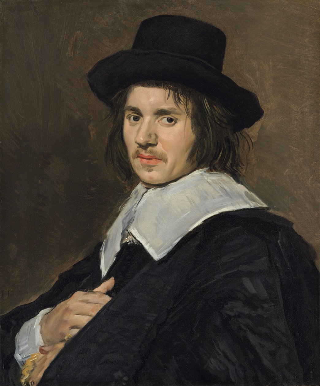 Portrett av en mann av Frans Hals