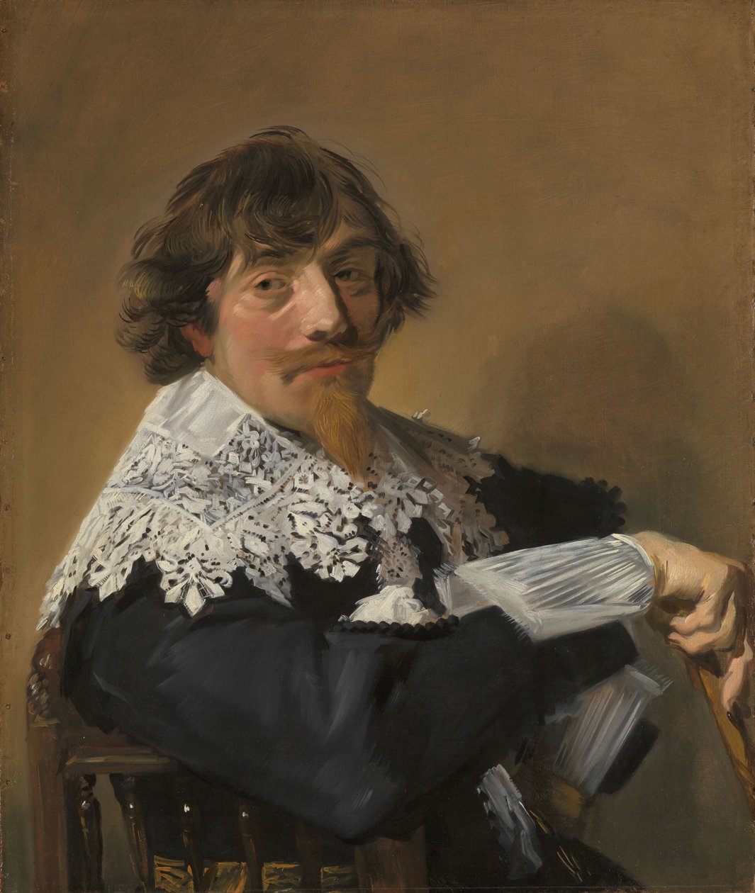 Portrett av en mann av Frans Hals