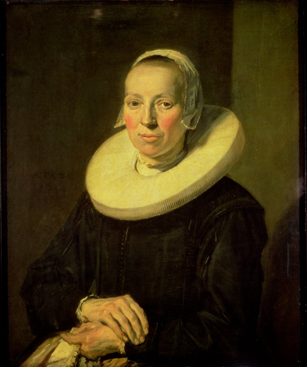 Portrett av en kvinne, 1644 av Frans Hals