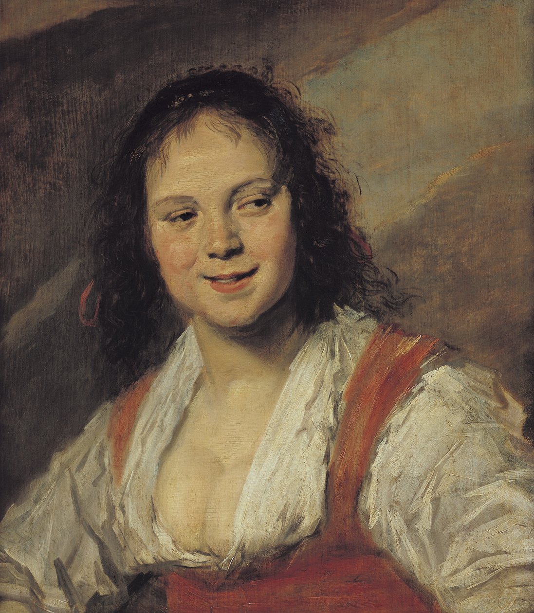 The Gypsy Woman, ca. 1628-30 (panel) av Frans Hals