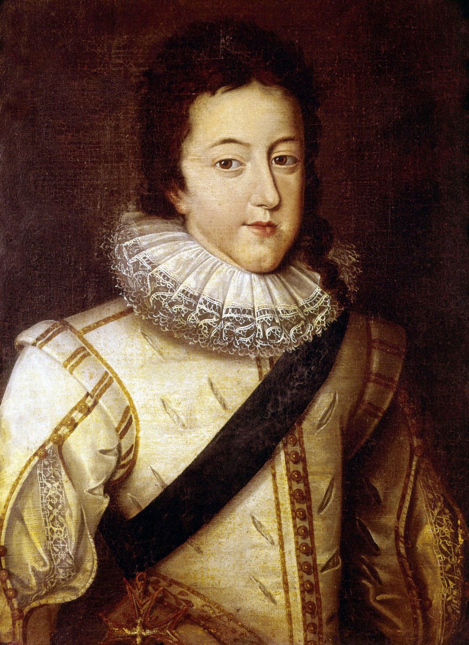 Kong Ludvig XIII av Frans II (after) Pourbus