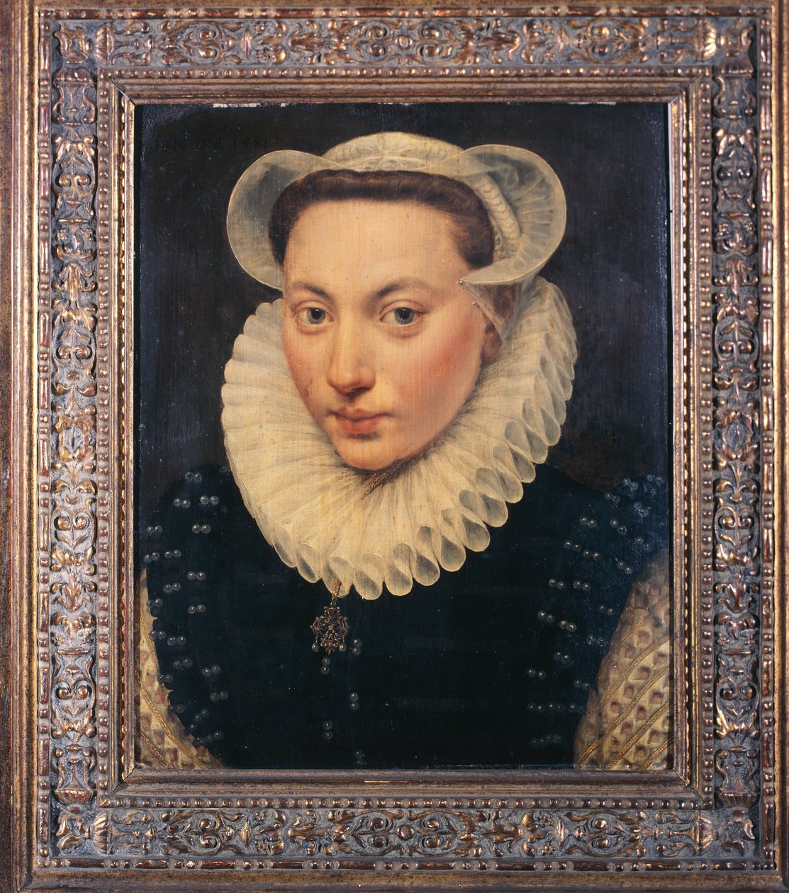 Portrett av en ung dame av Frans I Pourbus