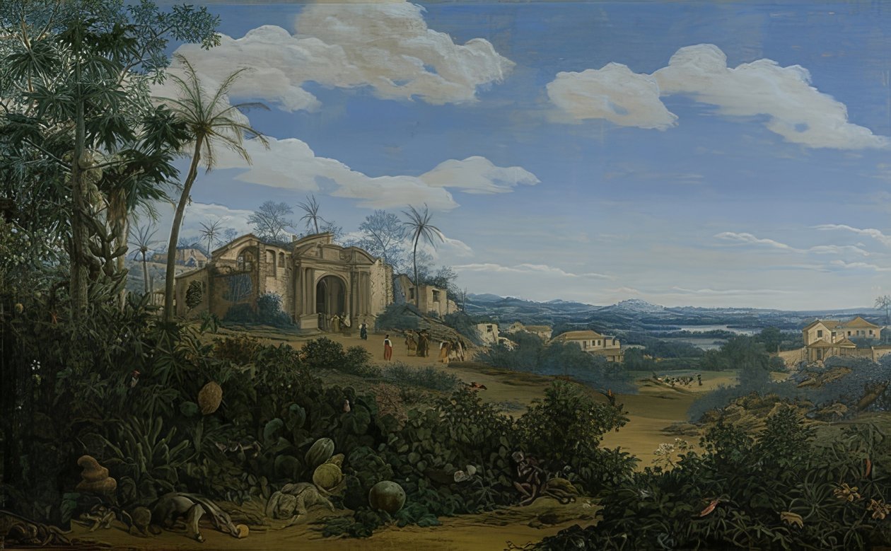 Utsikt over Olinda, Brasil. 1662 av Frans Post