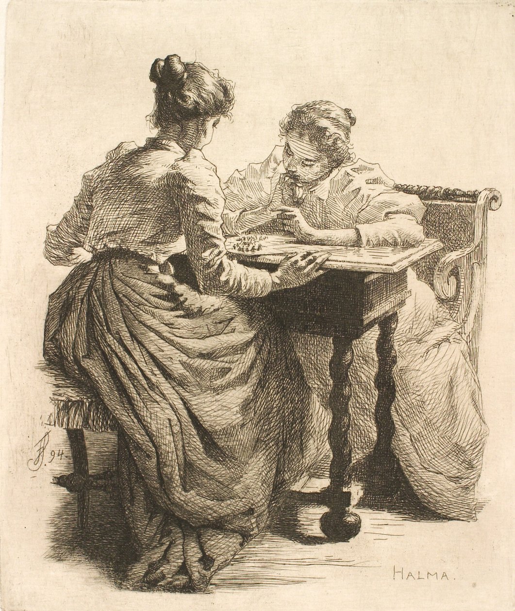 Halma av Frans Schwartz