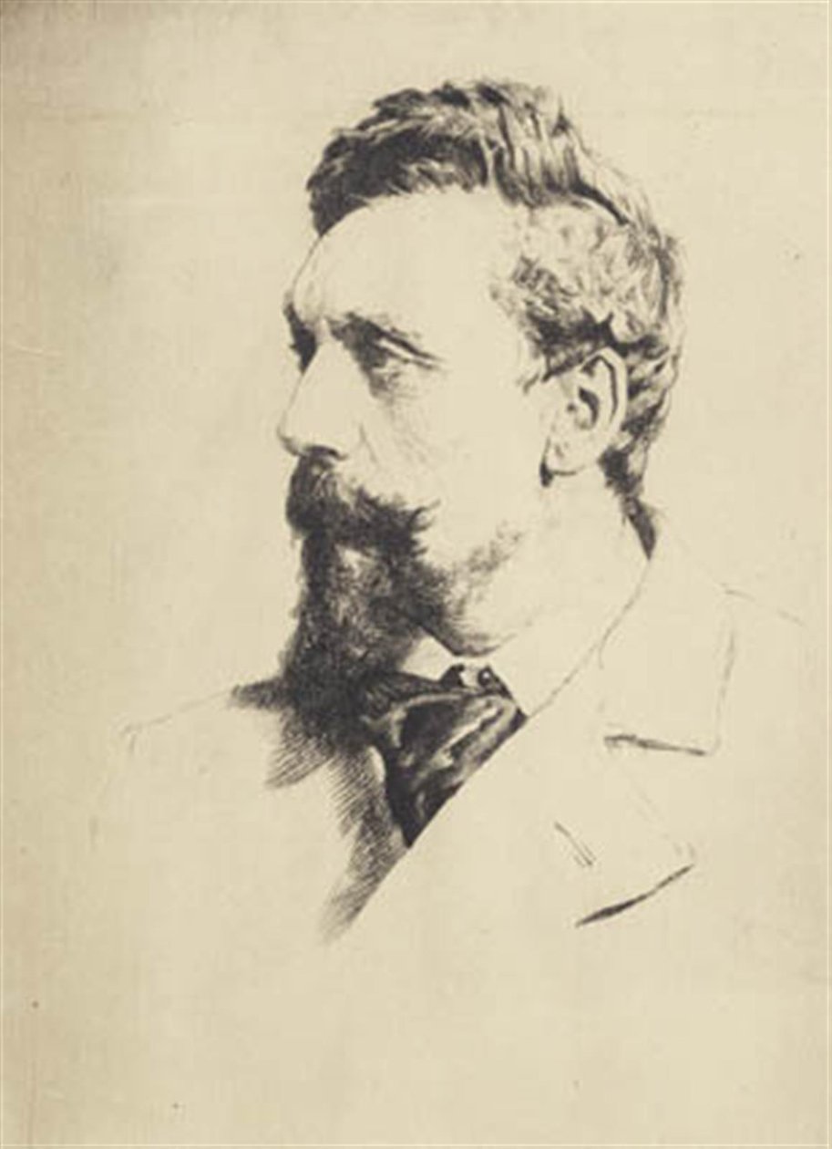 Portrett av Carl Bloch av Frans Schwartz