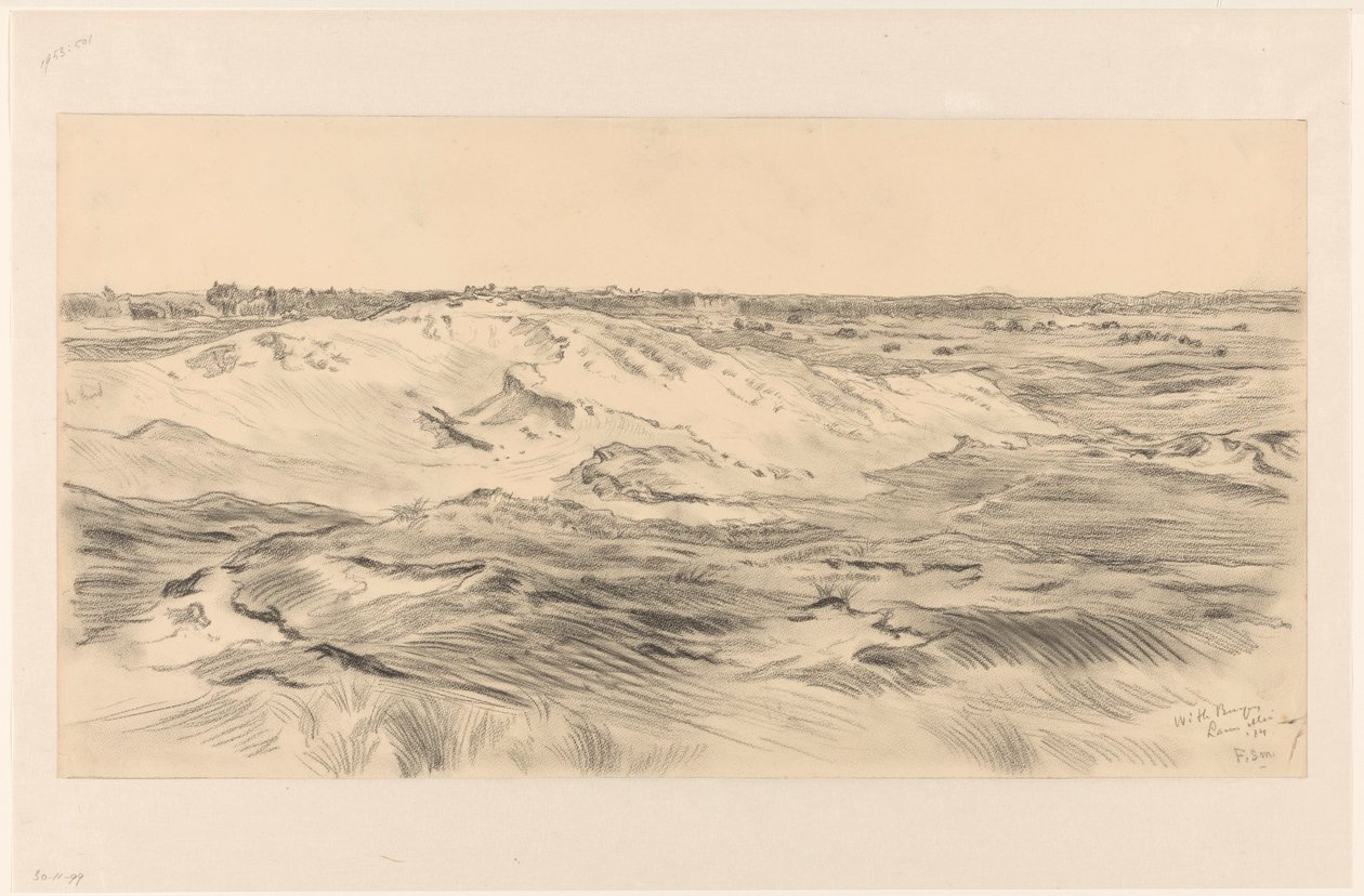 De hvite fjellene i Laren av Frans Alexander Evert Lodewijk Smissaert