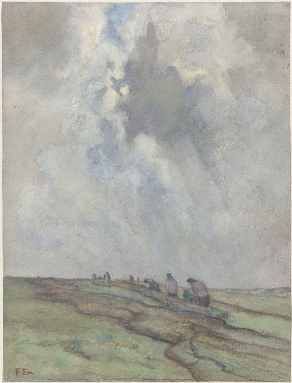 Tørking av nett av Frans Alexander Evert Lodewijk Smissaert