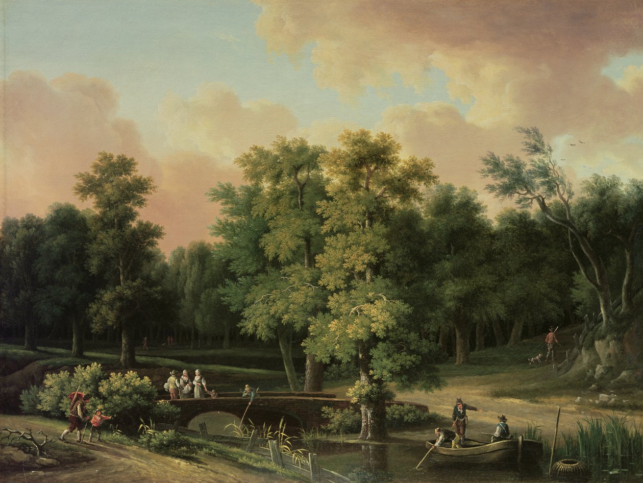 Pastoral scene av Frans Swagers