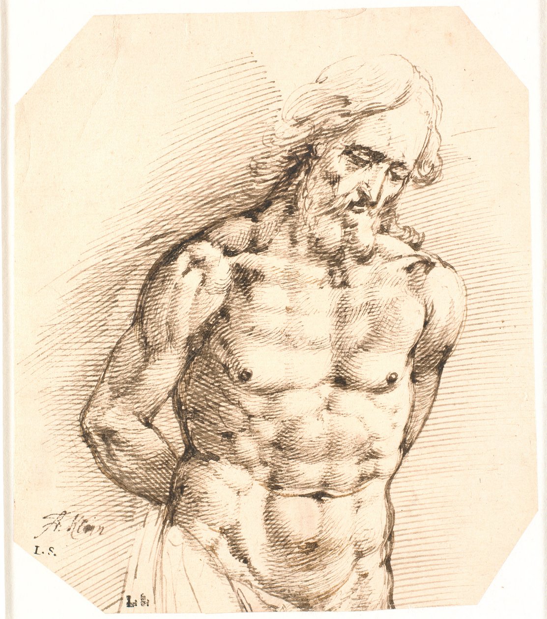 Halvfigur av en Kristus av Frantz Cleyn