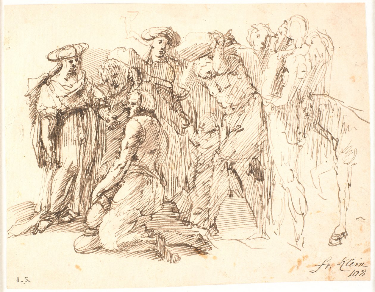 Raphaelian figurkomposisjon av Frantz Cleyn