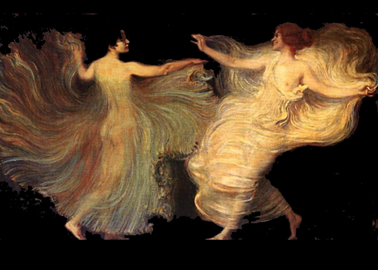 Dansere av Franz von Stuck
