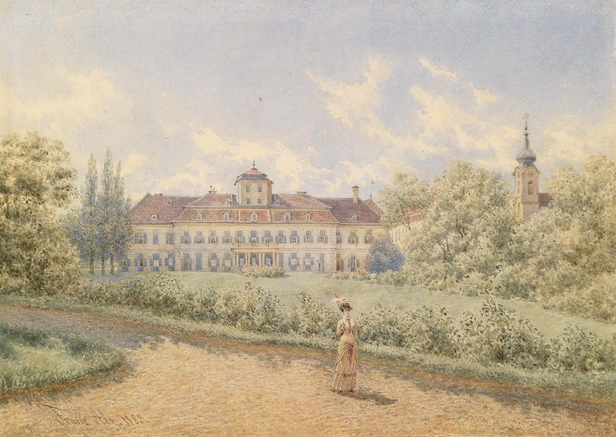 Blauer Hof Laxenburg av Franz Alt