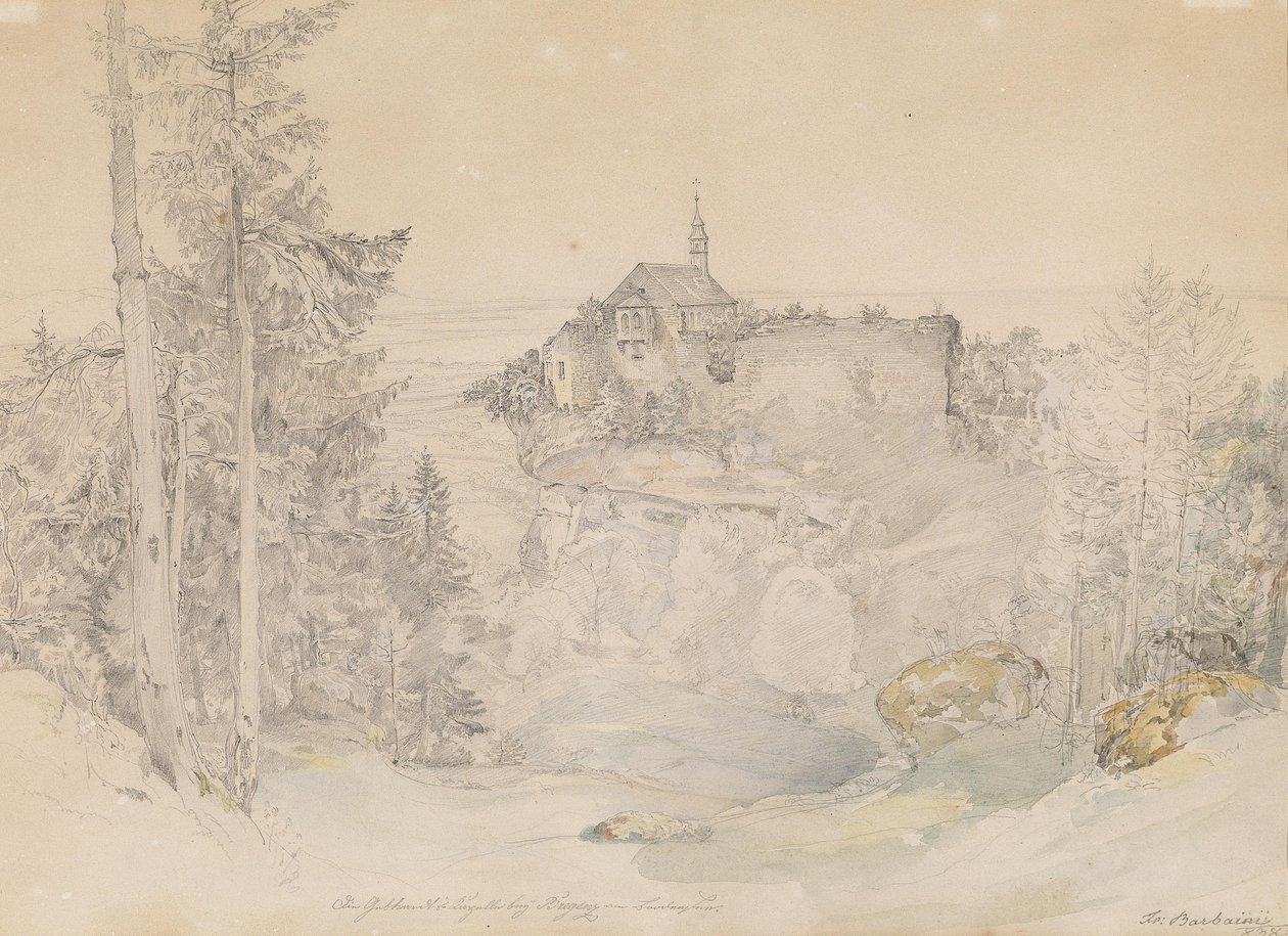 Gebhardt -kapellet nær Bregenz av Franz Barbarini
