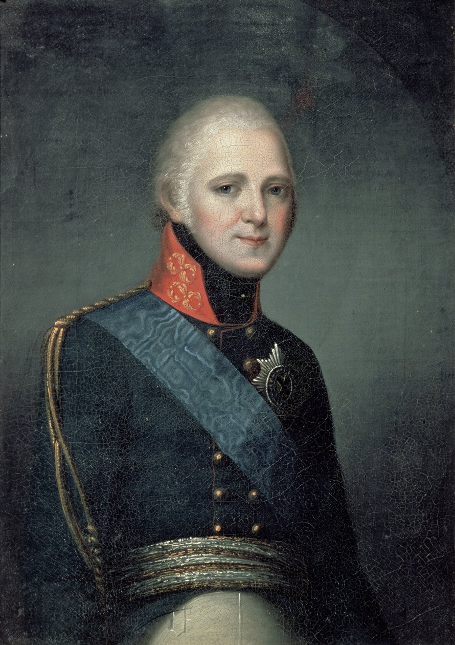 Portrett av keiser Alexander I (1777-1825), 1804 av Franz Gerhard von Kugelgen