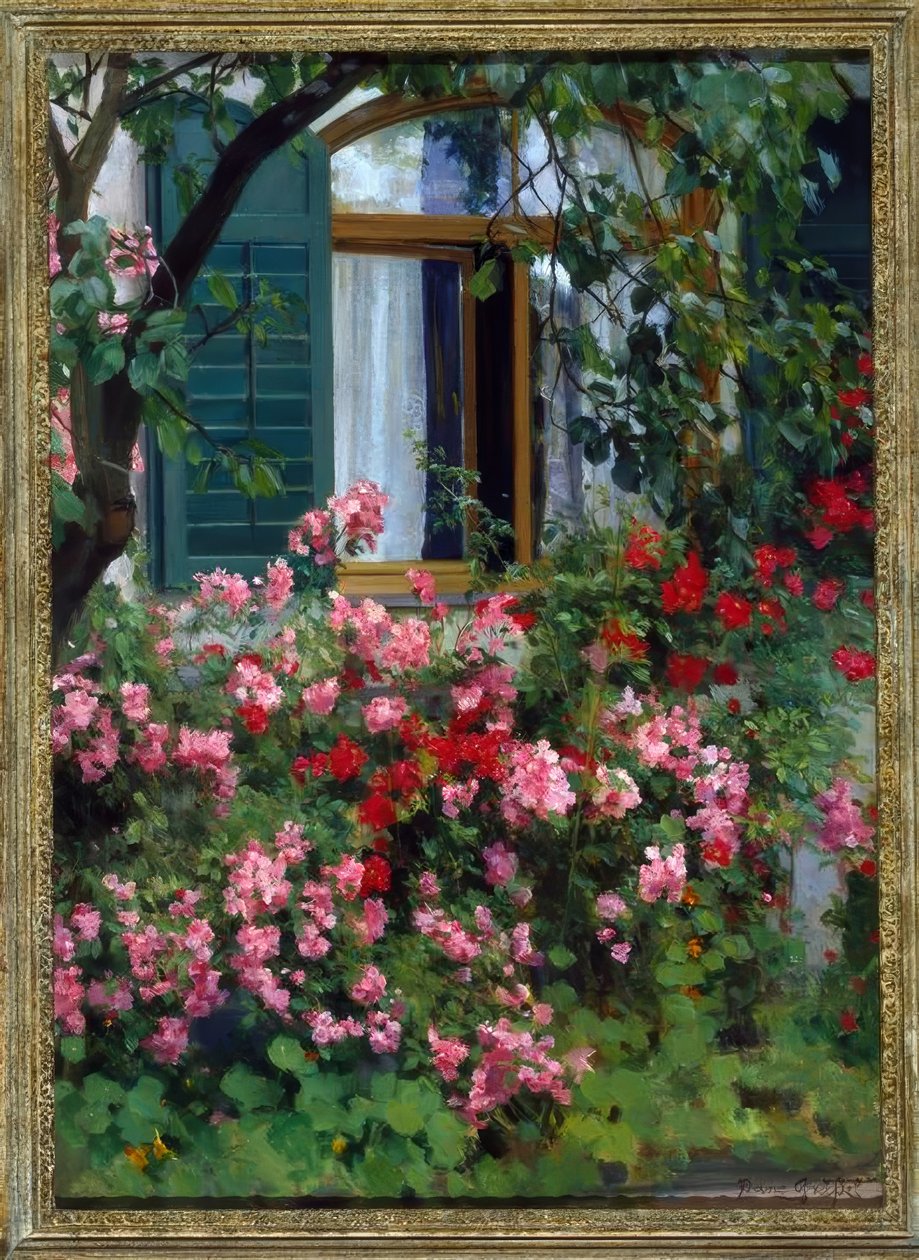 Ved blomstervinduet av Franz Grassel