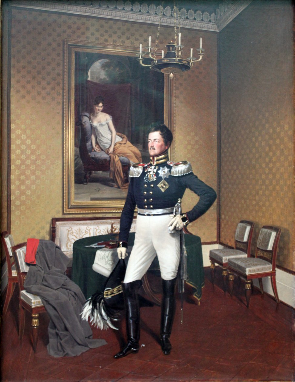 Prins Augustus av Preussen (1779-1843) av Franz Krüger