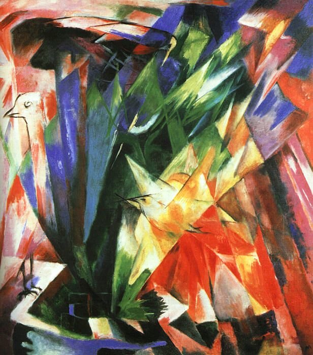 Fugler av Franz Marc