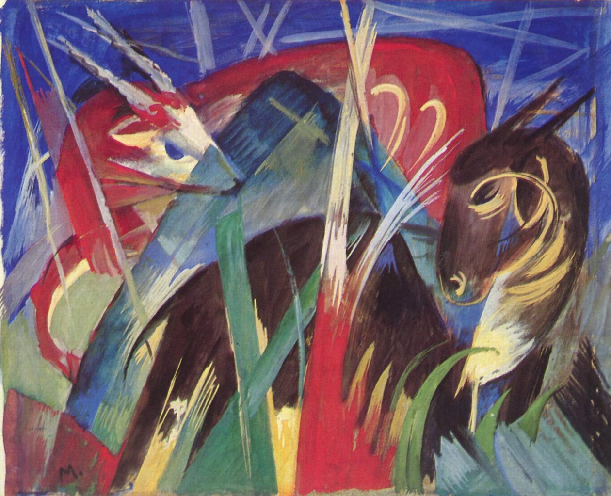 Fabletiere av Franz Marc