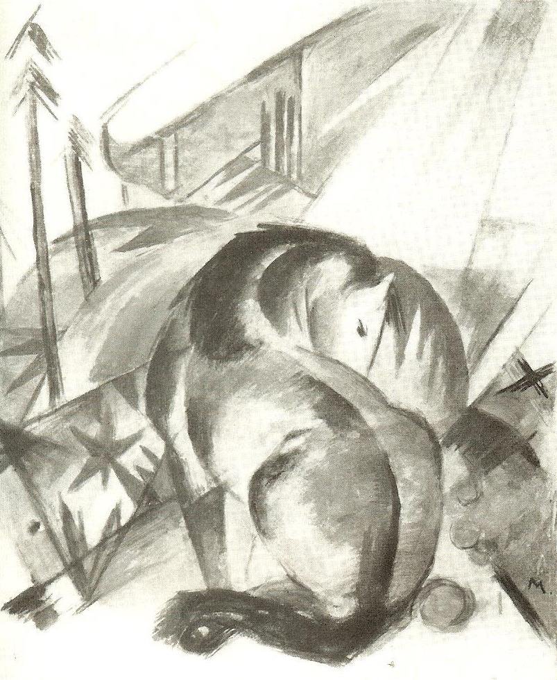 Hest av Franz Marc