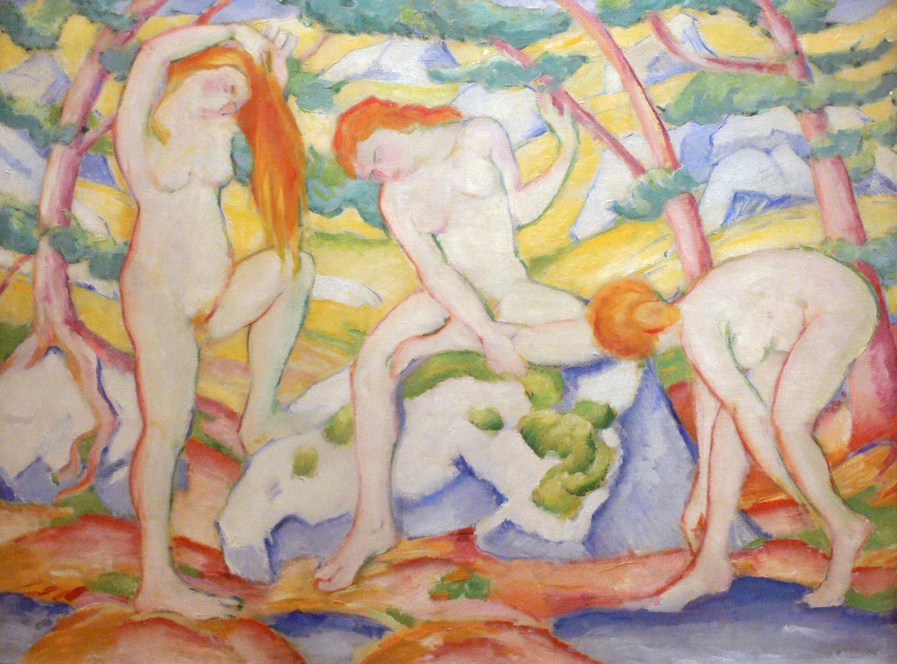Olje på lerret av Franz Marc