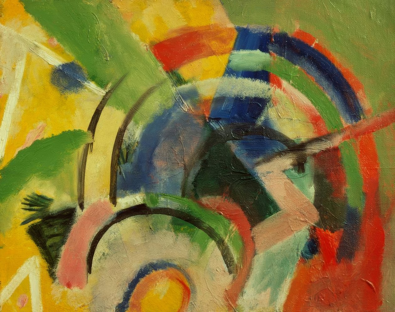 Liten komposisjon IV av Franz Marc