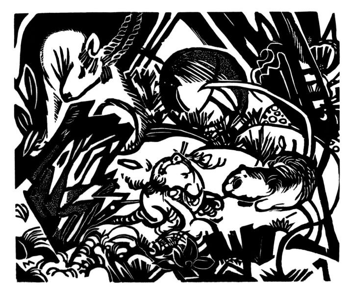 Animal legende av Franz Marc
